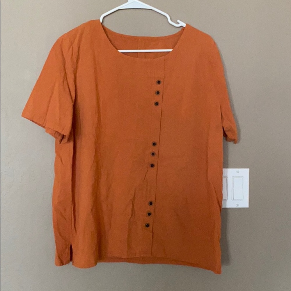 Orange shirt
